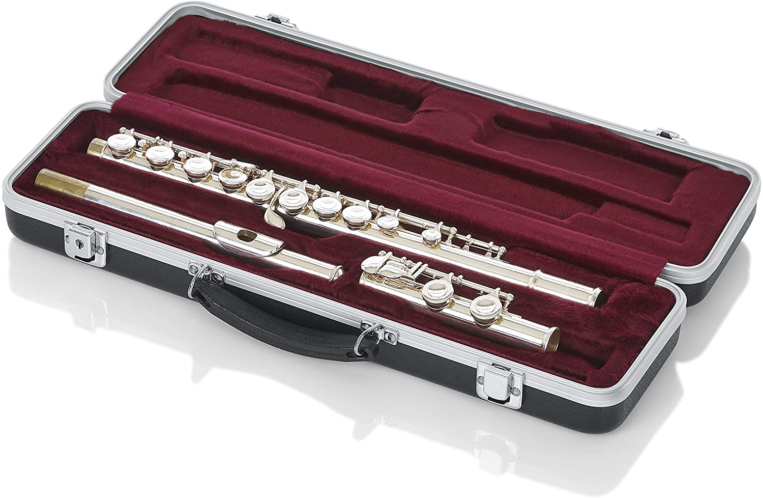  Gator Cases Lightweight Molded Flute Case with Locking Latch and Plush Lined Interior
