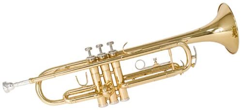 Mendini MTT Gold Lacquer Brass Trumpet