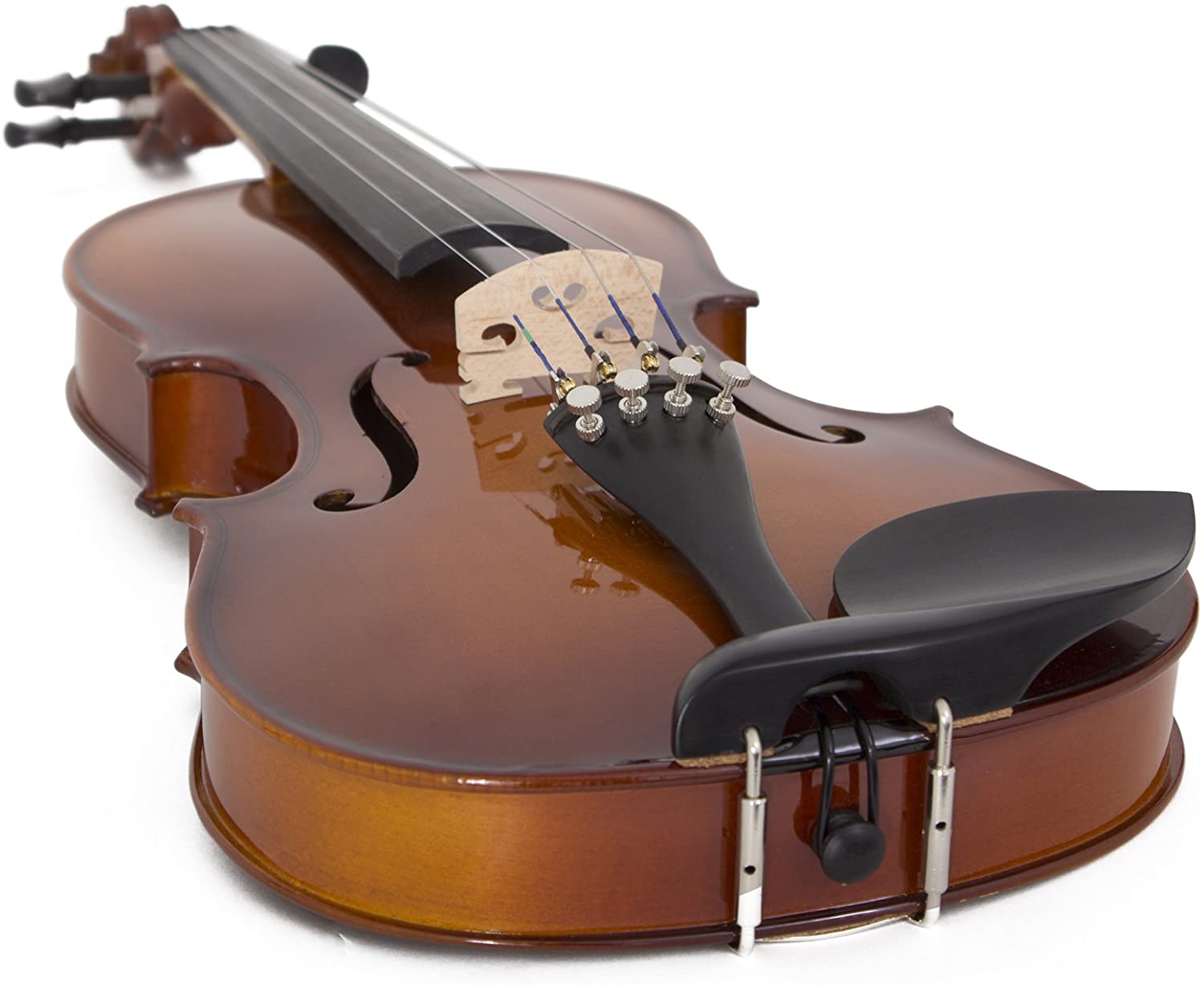 Cecilio CVN-320L Solidwood Ebony Fitted LEFT-HANDED Violin