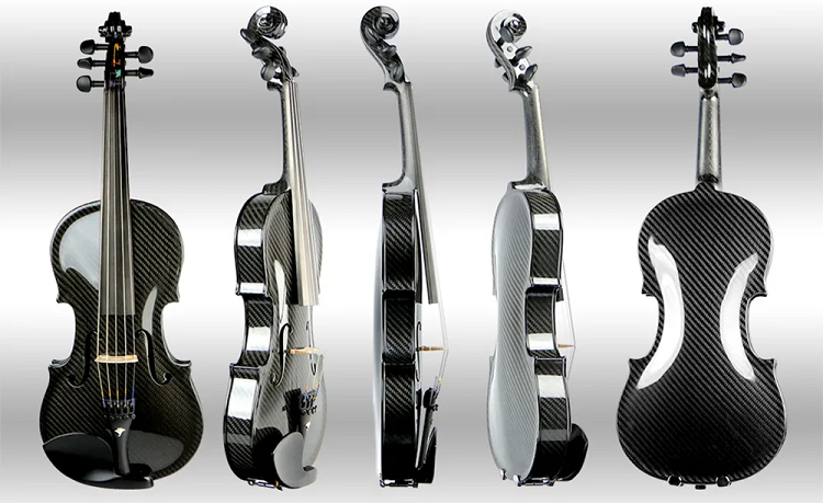 Carbon fiber violins