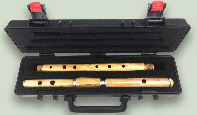 Roosebeck Satinwood Folk Flute in Low D w/ Traditional Irish Tuning 