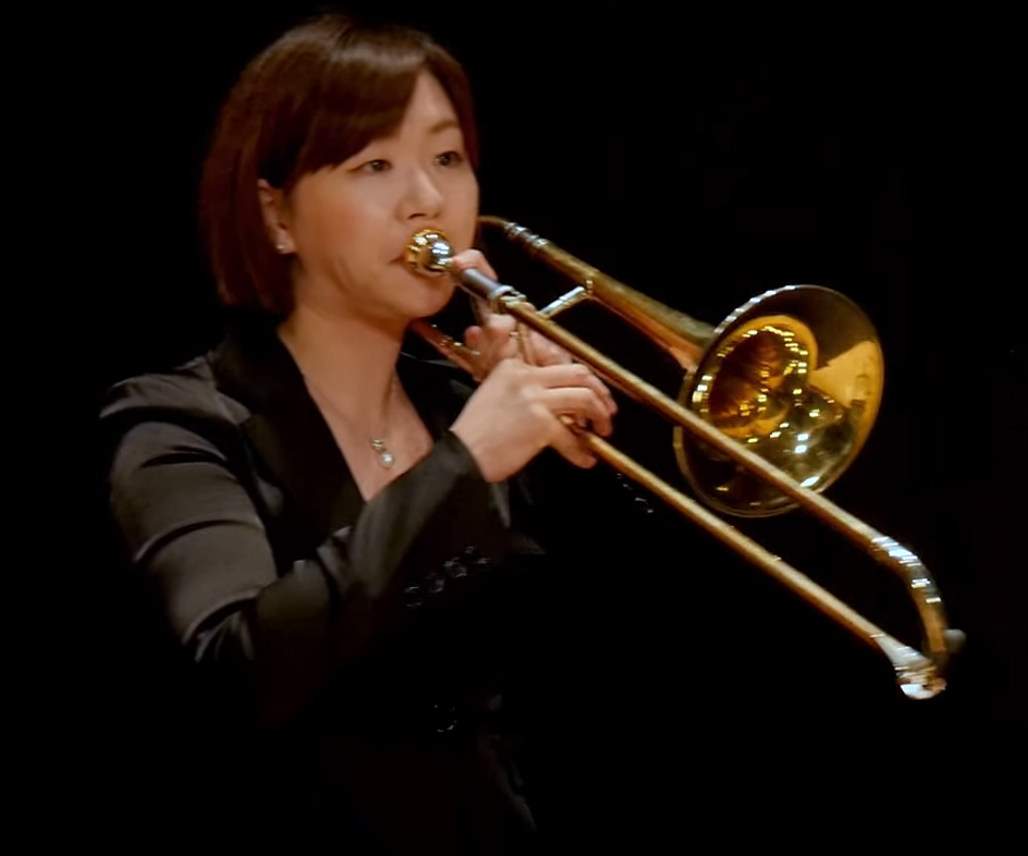 alto trombone playing